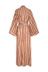 Rafaela Linen Kaftan / Red Stripes